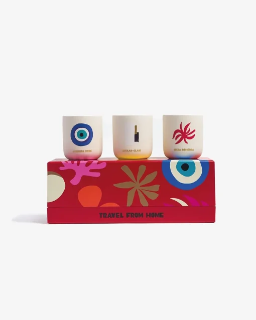 Travel From Home Mini Scented Candle Set^ASSOULINE Outlet